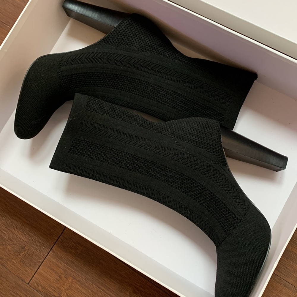 Charles David Sofia Herringbone Stretch Knit Boot… - image 5